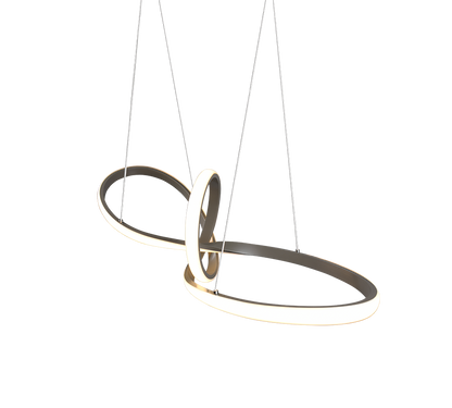 Sansa LED pendant brushed steel — R32751107