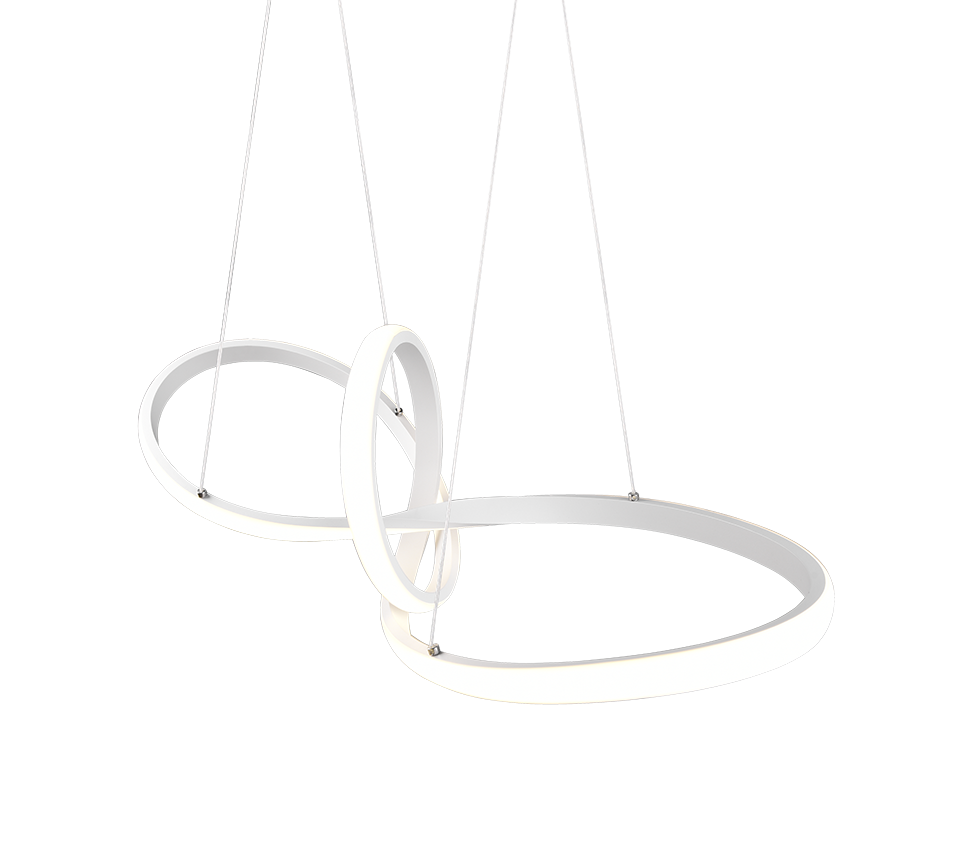 Sansa LED pendant matt white — R32751131