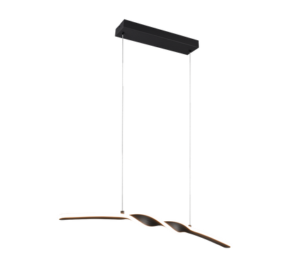 Ginko LED pendant matt black — R35791132