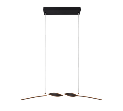 Ginko LED pendant matt black — R35791132