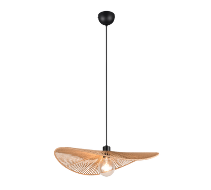 Laurine pendant 58 cm E27 brown/paper yarn — R36161026