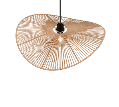 Laurine pendant 58 cm E27 brown/paper yarn — R36161026