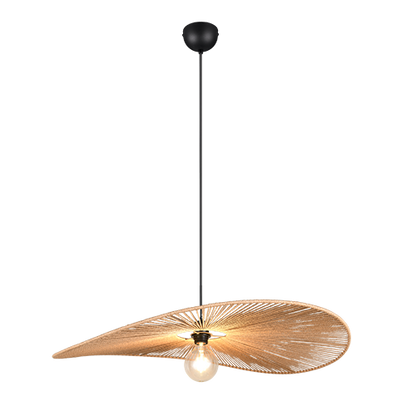 Laurine pendant 78 cm E27 brown/paper yarn — R36161926