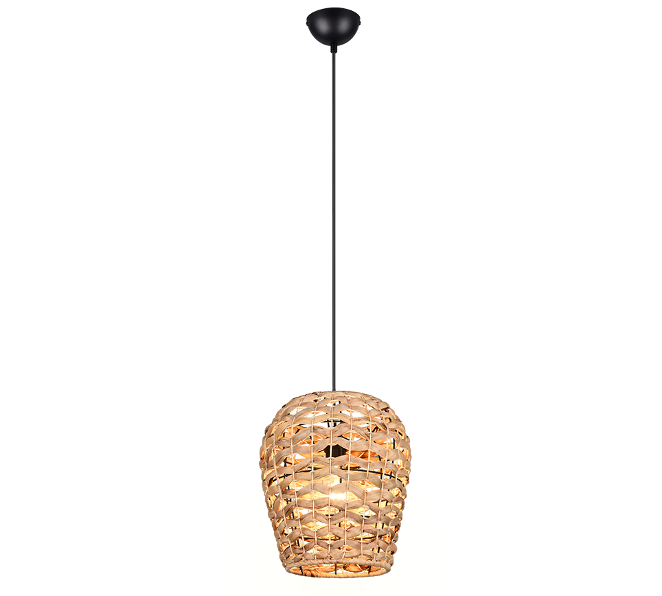 Jean pendant E27 natural color/seagrass — R36221036