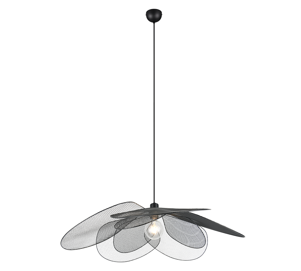 Fleure pendant E27 matt black — R36291032