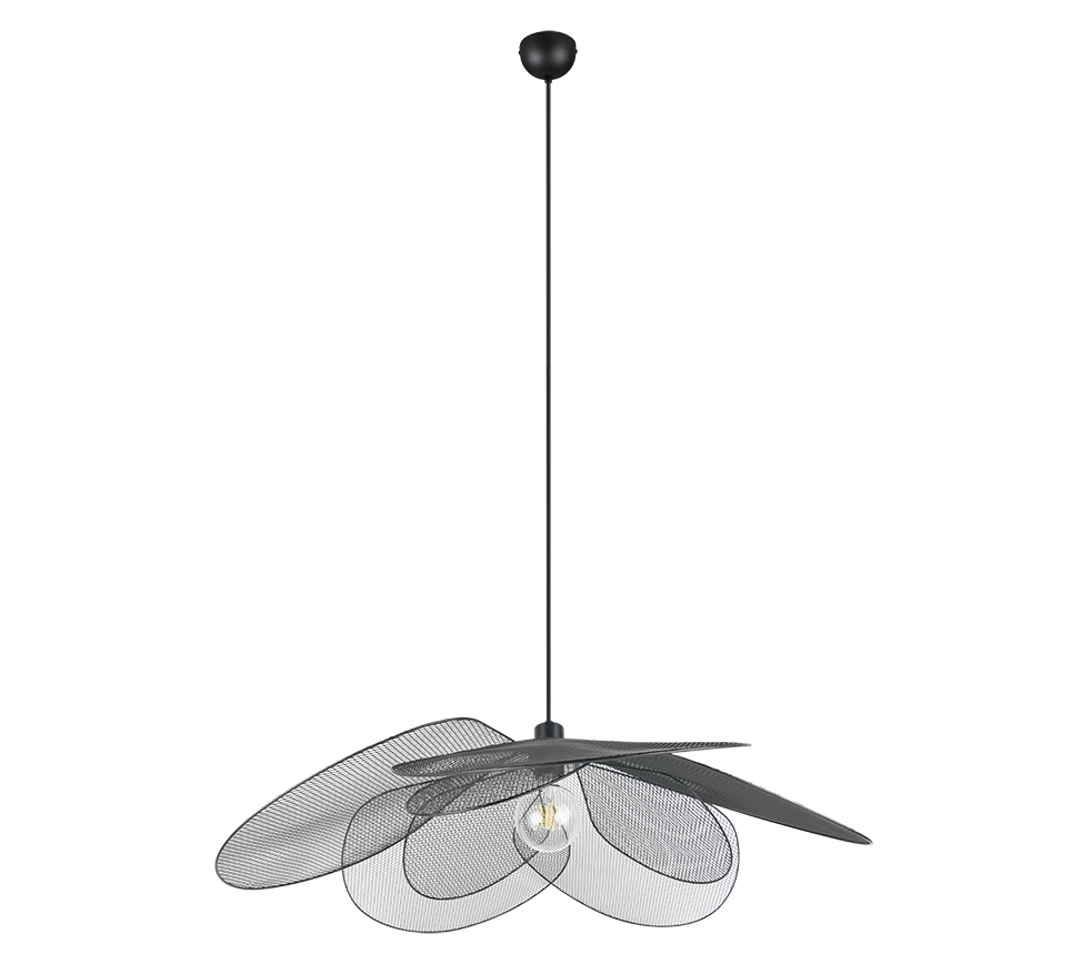 Fleure pendant E27 matt black — R36291032