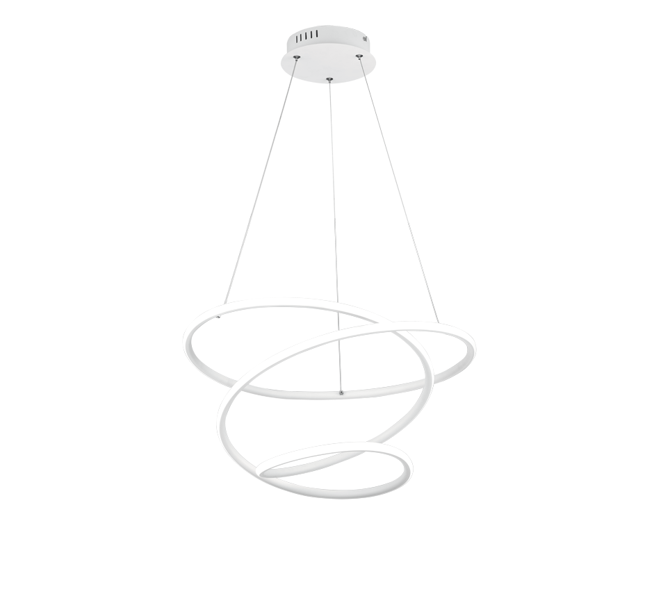 Bologna LED pendant matt white 4000K — R37051131