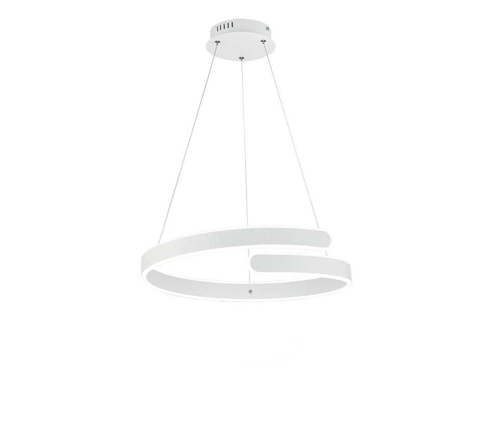 Parma LED pendant matt white 4000K — R37071131