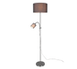 Owen floor lamp E27+E14 grey — R40192007