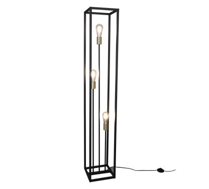 Vito floor lamp 3xE27 matt black — R40193032