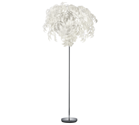 Leavy floor lamp 3xE14 white — R40463001