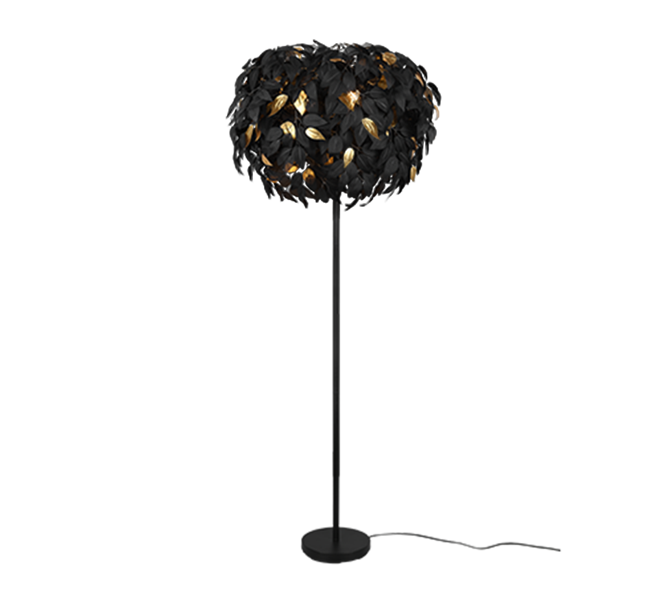 Leavy floor lamp 3xE14 matt black — R40463032