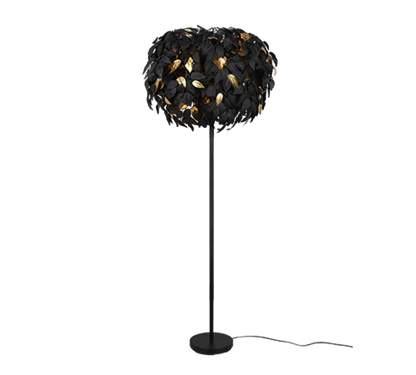 Leavy floor lamp 3xE14 matt black — R40463032