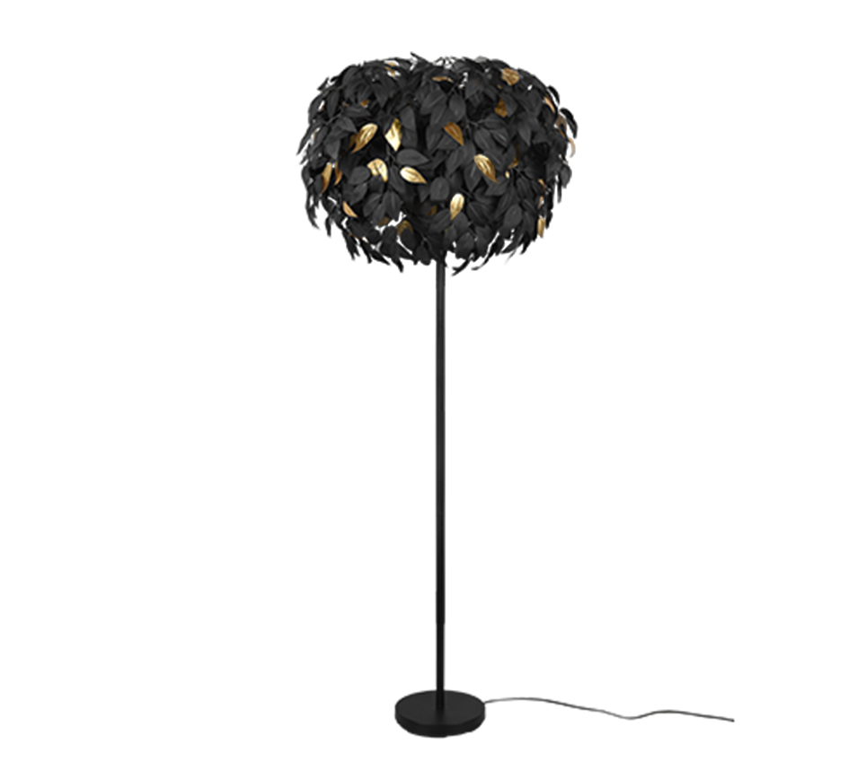 Leavy floor lamp 3xE14 matt black — R40463032