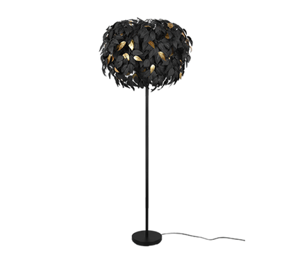 Leavy floor lamp 3xE14 matt black — R40463032