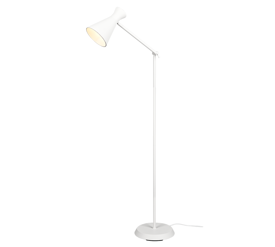 Enzo floor lamp E27 matt white — R40781031