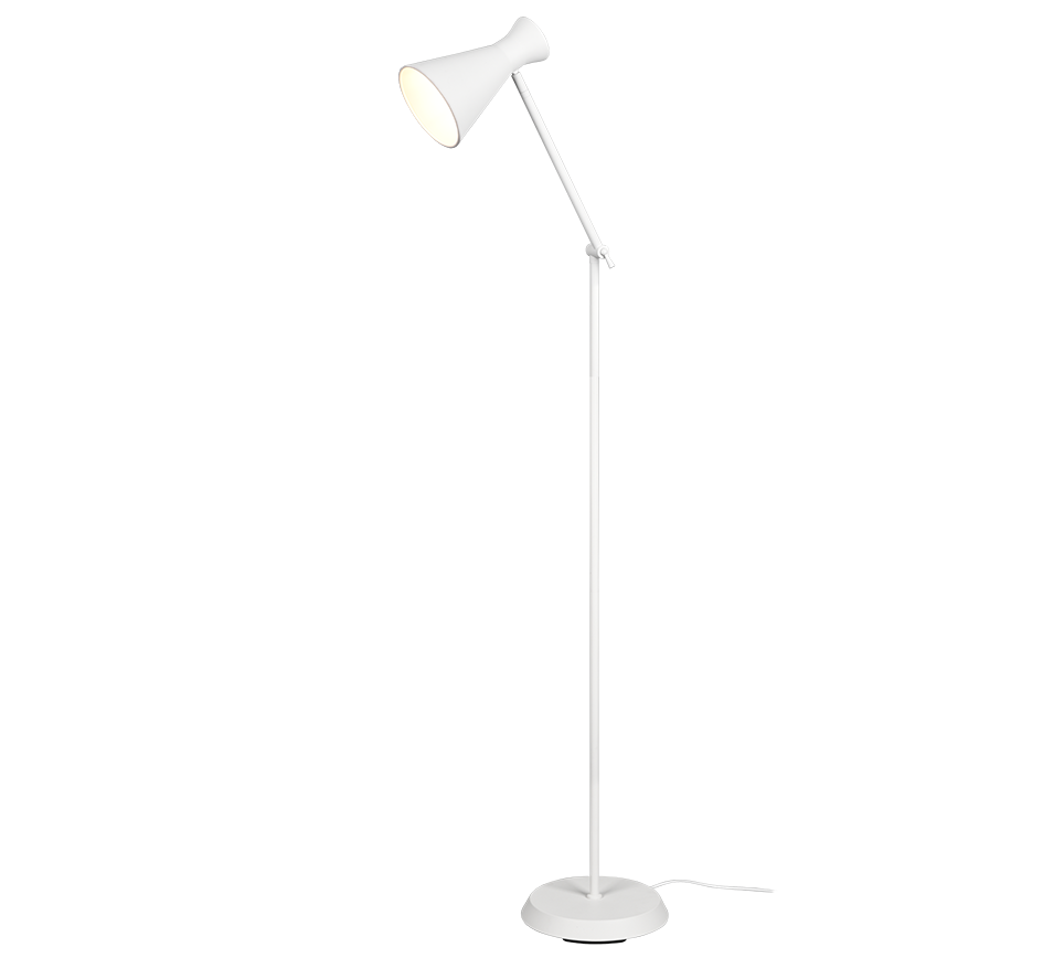 Enzo floor lamp E27 matt white — R40781031