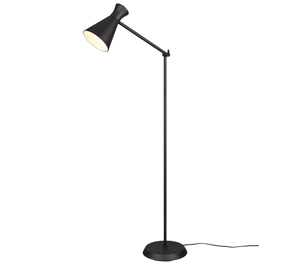 Enzo floor lamp E27 matt black — R40781032