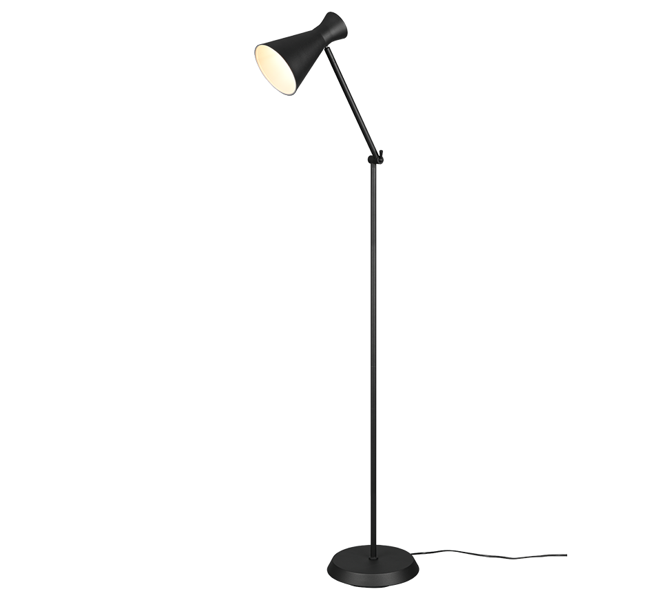 Enzo floor lamp E27 matt black — R40781032