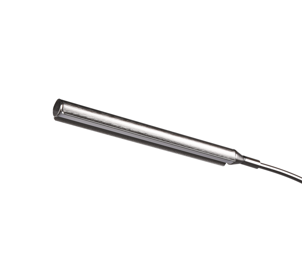 Reed LED floor lamp brushed steel — R41031507