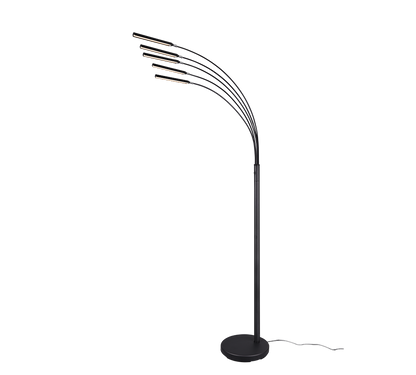 Reed LED floor lamp matt black — R41031532
