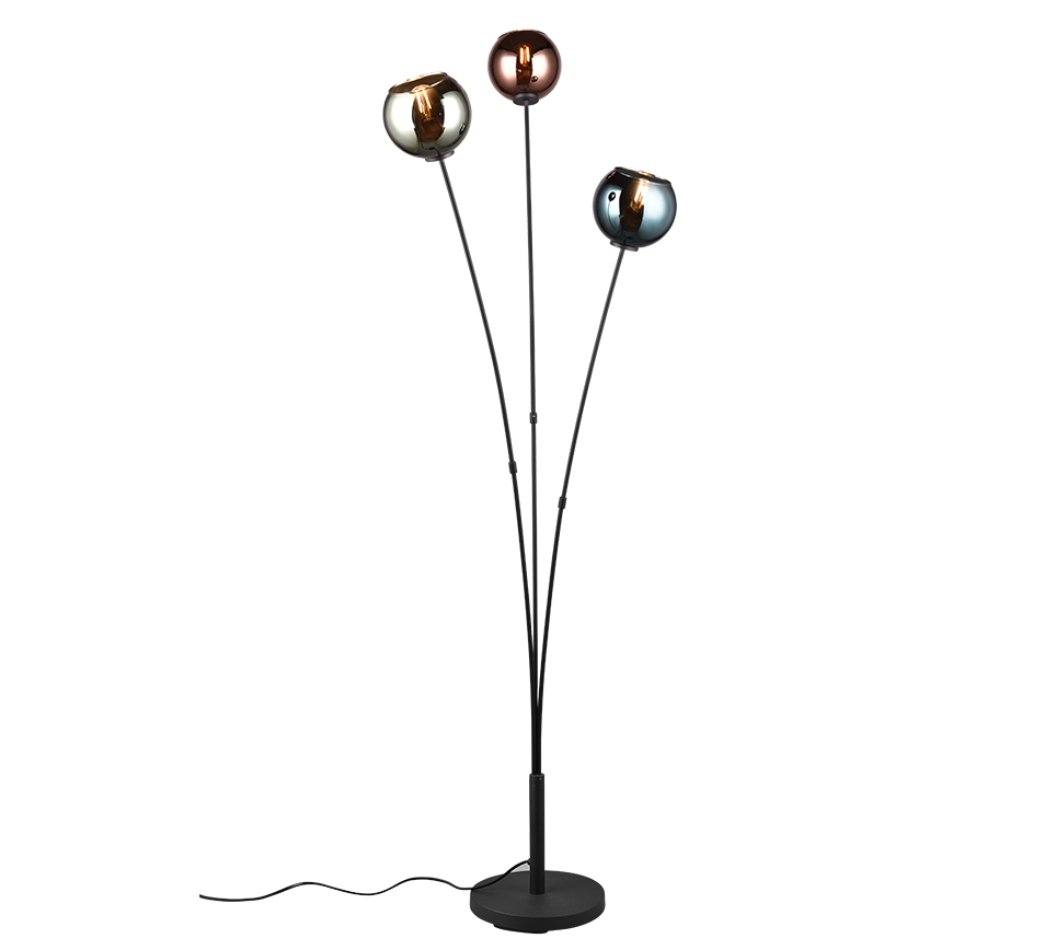Sheldon floor lamp 3-pc E14 multicolor — R41303017