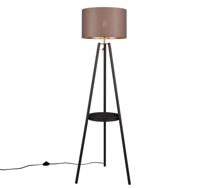 Colette floor lamp E27 matt black — R41561032