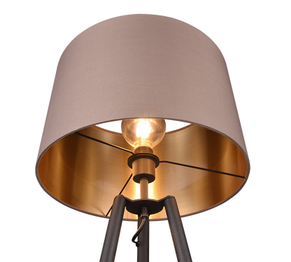 Colette floor lamp E27 matt black — R41561032
