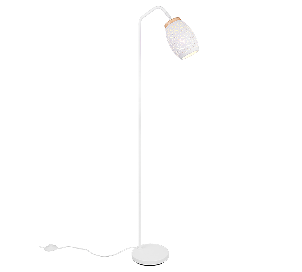 Bidar floor lamp E27 matt white — R41571031