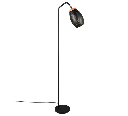 Bidar floor lamp E27 matt black/gold — R41571080