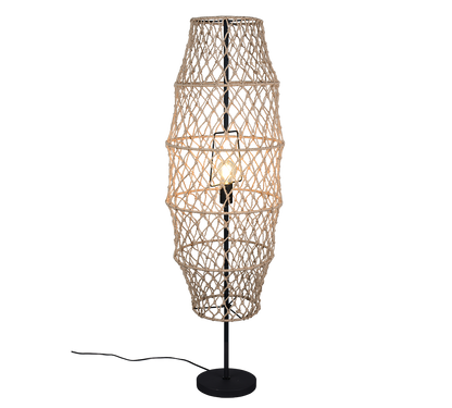 Hive floor lamp E27 natural color/hemp — R41681036
