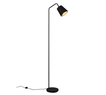 Buddy floor lamp E27 matt black/gold — R41721032