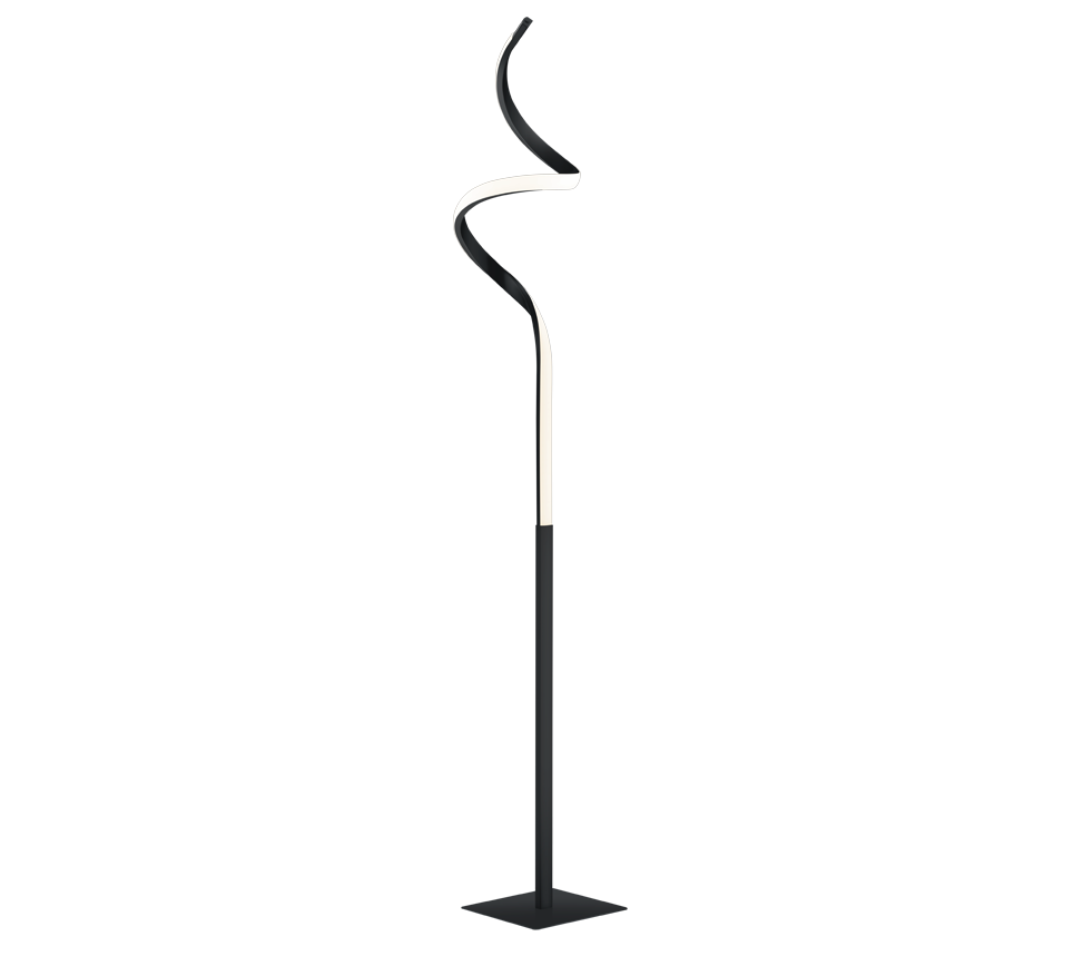 Course LED floor lamp matt black — R42051132