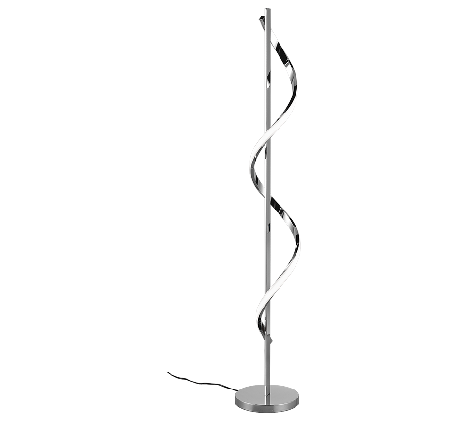 Isabel LED floor lamp chrome 4000K — R42201106
