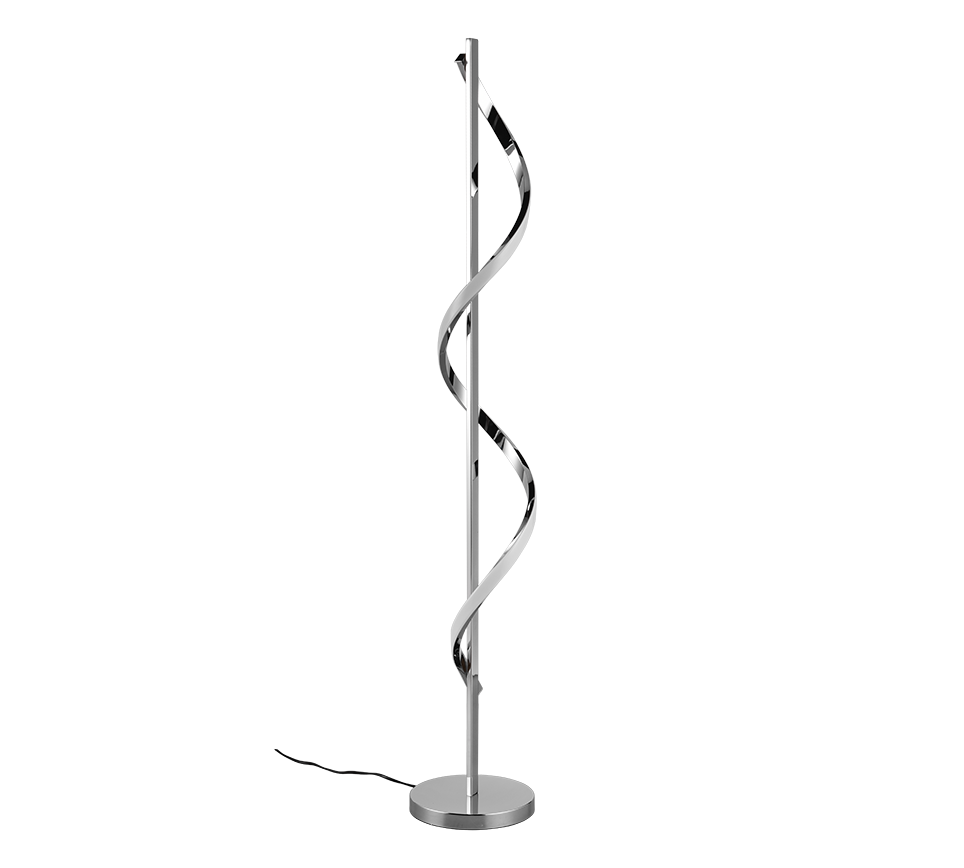Isabel LED floor lamp chrome 4000K — R42201106