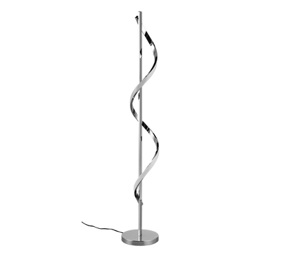 Isabel LED floor lamp chrome 4000K — R42201106