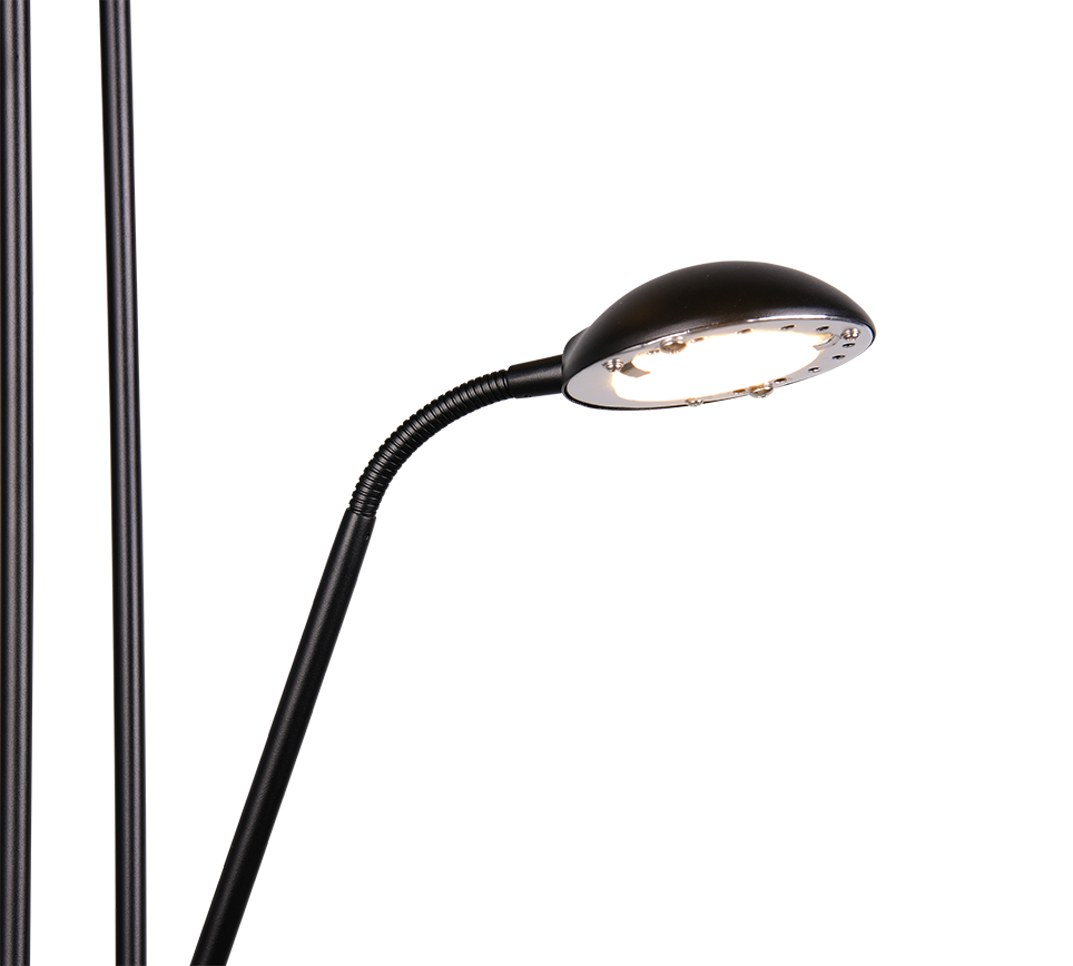 Spock LED floor lamp matt black — R42292132