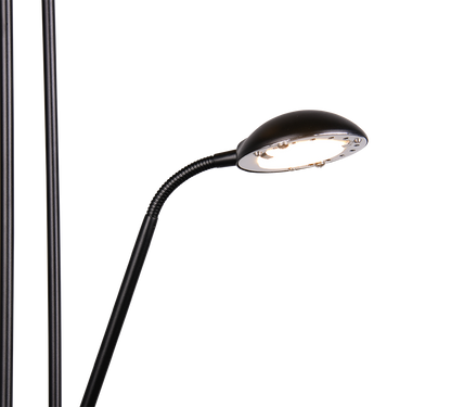 Spock LED floor lamp matt black — R42292132