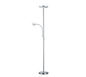 Ackbar LED floor lamp uplighter brushed steel — R42752107