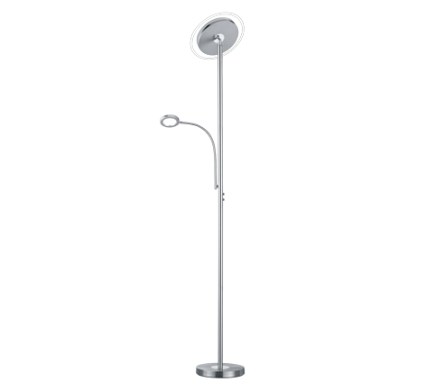 Ackbar LED floor lamp uplighter brushed steel — R42752107