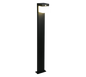 Colombo hybrid solar LED pole lamp 100 cm matt black motion+dusk sensor 4000K — R43286132