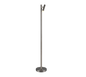 Gomez LED floor lamp brushed steel — R44571107