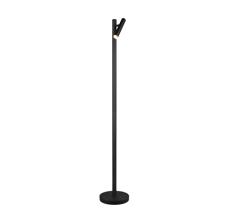Gomez LED floor lamp matt black — R44571132