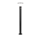 Gorda hybrid solar LED pole 100 cm matt black/white rechargeable motion+dusk sensor 4000K — R44676132