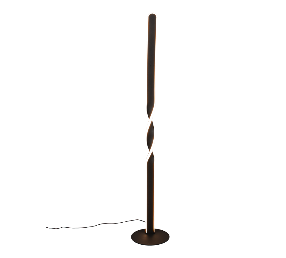 Ginko LED floor lamp matt black — R45791132