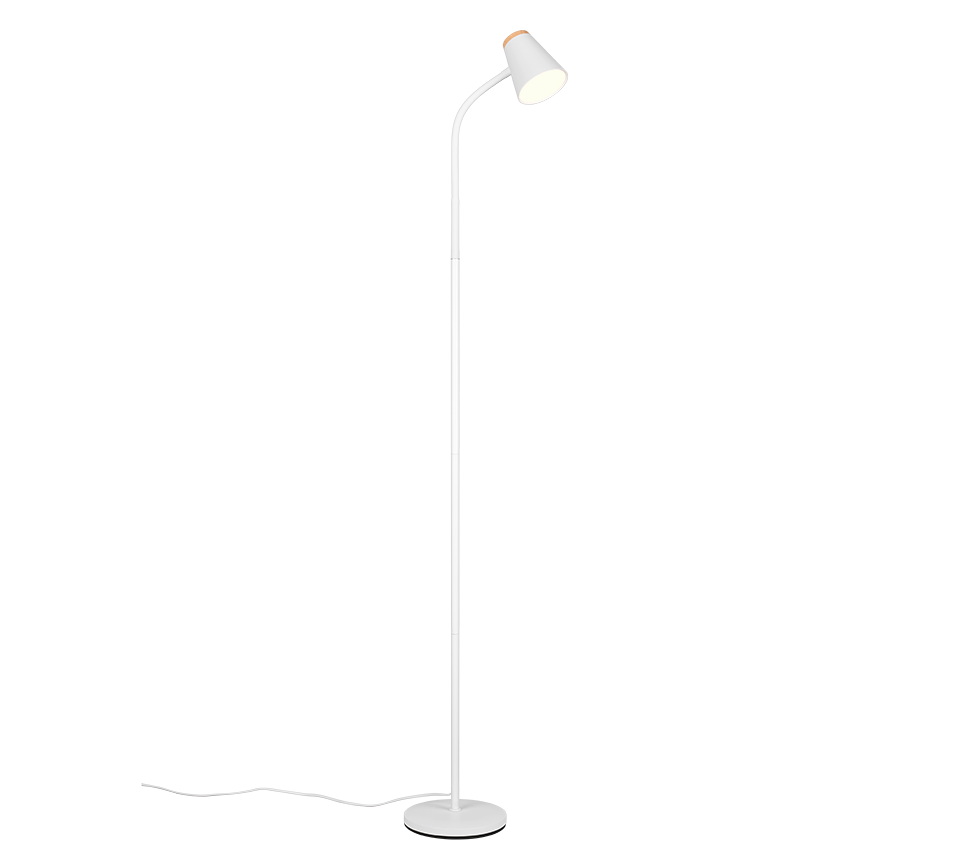 Pongo LED floor lamp white — R45831101
