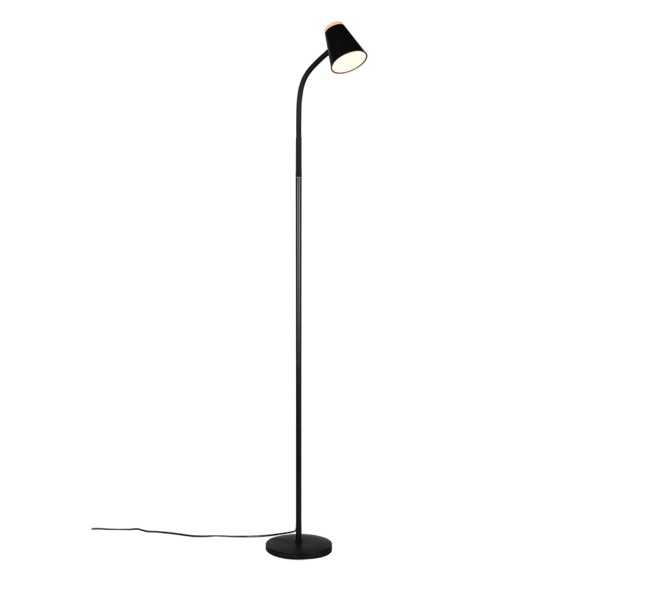 Pongo LED floor lamp black — R45831102