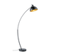 Recife floor lamp E27 black/gold — R46041032