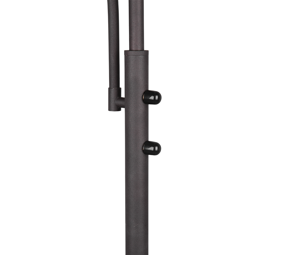 Country floor lamp E27+E14 rustic — R46322024