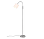 Tommy floor lamp 1-pc E14 brushed steel/white — R46331001